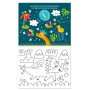 Magic Water painting book – Dinosaurs – mess-free activity