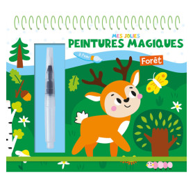 Peinture magique à l'eau – Forêt – Livre activité
