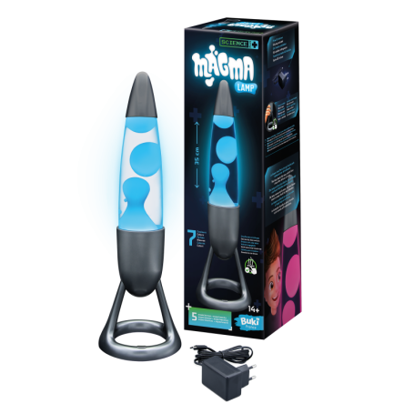 Lampe magma sécurisée 35cm – Déco chambre ado – Buki