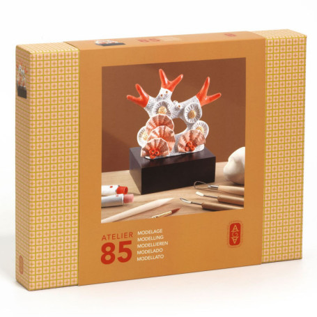 Coffret modelage corail – Atelier 85 – Djeco grands augustins – Argile