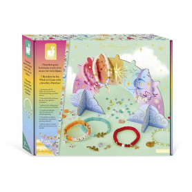 Janod Jewelry Making Kit – 7 Weekly Bracelets – Kids DIY Set 7+