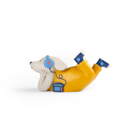 Tirelire chien Pilou en résine – Puce & Pilou – Moulin Roty – Déco 3+