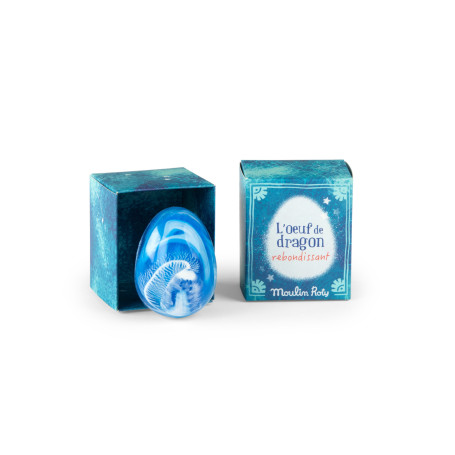 Blue Bouncing Dragon Egg – Moulin Roty – Magic Toy Ball 3+