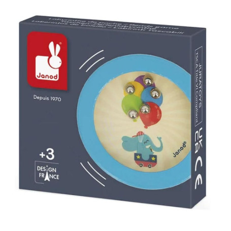 Labyrinthe de poche en bois  – Jeu de patience - Janod 3+