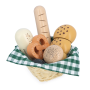 Wooden bakery basket – Mamie Soleil – Janod play food set 3+