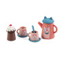 Jeanne bath tea set – Cat & mouse water toy – Lilliputiens 18m+