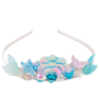 Boutique ocean jewel tiara – Blue –  princess  accessory