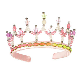 Couronne princesse valerie – Souza – Serre-tête satin & pastels 3+