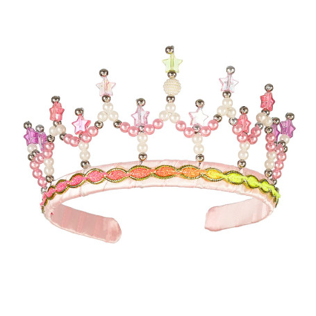 Couronne princesse valerie – Souza – Serre-tête satin & pastels 3+