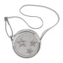 Kate silver round Bag – Souza – 3 glitter stars & adjustable strap