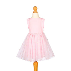Robe de fée roselyne – Souza – Déguisement rose & fleurs – 2-3 ans