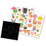 Kawaii Masks to Decorate Kit – Auzou – Mosaic Sticker Activity Kids