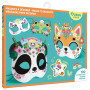 Kawaii Masks to Decorate Kit – Auzou – Mosaic Sticker Activity Kids