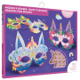 Pochette masques licornes à décorer – Auzou – Loisirs créatifs