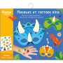 Dino Masks & Tattoos Kit – Auzou – Scratch Art & Mosaic Activity