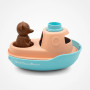 Bateau de bain petit ours brun – Menthe – Le jouet simple – Jouet recyclé France