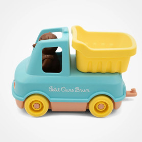 Little Brown Bear dump truck – Mint – Le jouet simple
