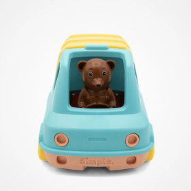 Camion poubelle Petit Ours Brun – Pêche – Le jouet simple