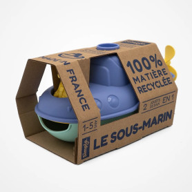 Blue Bath Submarine – Le jouet simple –  Made in France