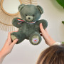 Ours Articulé Français 25cm – Vert Kaki – L'Ours Français