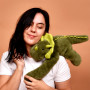 Peluche Dinosaure Lesté Podcoll 50cm – Histoire d'Ours – Anti-Stress