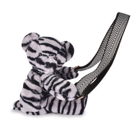 Zebra Teddy Bear Bag 30cm – Histoire d'Ours – Plush & Trendy Purse