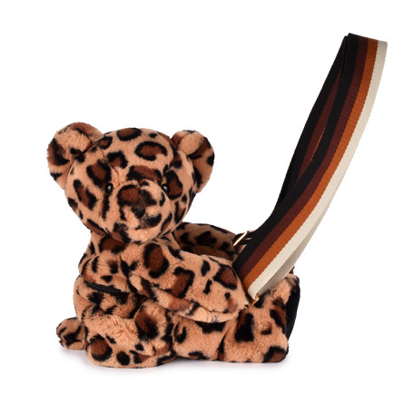 Leopard Teddy Bear Bag 30cm – Histoire d'Ours – Plush & Trendy Purse
