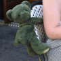 Green Teddy Bear Bag 30cm – Histoire d'Ours – Plush & Trendy Purse