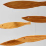 Mobile Floating Fish Flensted – Déco Murale Bois Pin – Ambiance Zen