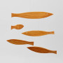 Mobile Floating Fish Flensted – Déco Murale Bois Pin – Ambiance Zen