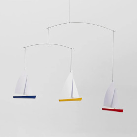 Mobile Balloon 3 Flensted – Montgolfières Colorées – Déco Enfant