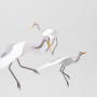 Crane dance mobile