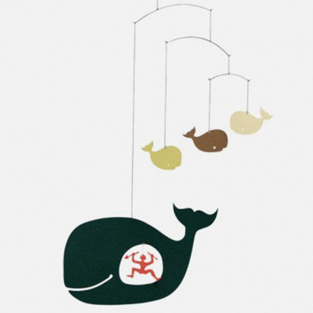 Jonas and the whale mobile