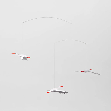 Mobile Cigognes heureuses