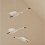 Scandinavian swans mobile