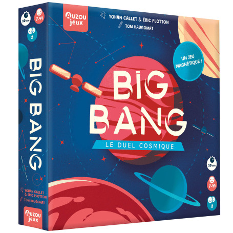 Jeu Big Bang Auzou – Duel Stratégique Magnétique en Bois dès 7 ans
