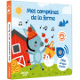 Livre Sonore Mes Comptines de la Ferme Auzou – 6 Musiques Dès 1 an