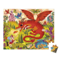 Puzzle royaume de dragons Janod – 54 pièces– Fabriqué en france