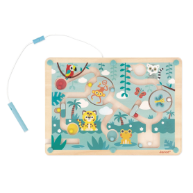 Janod tropik wooden magnetic maze – Marble game ages 2+