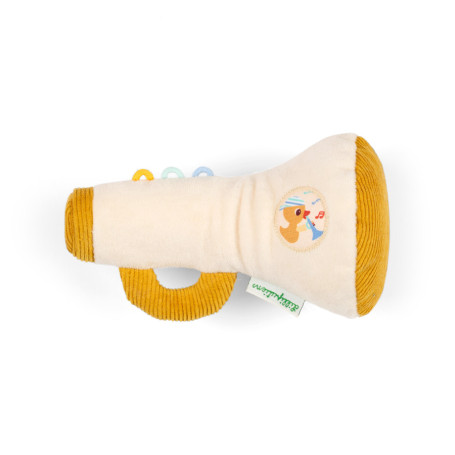 Lilliputiens Gaspard Duck Trumpet Rattle – Sensory Baby Toy 3m+