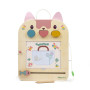 Lilliputiens Jeanne the Cat Wooden Magic Slate - From 18 Months