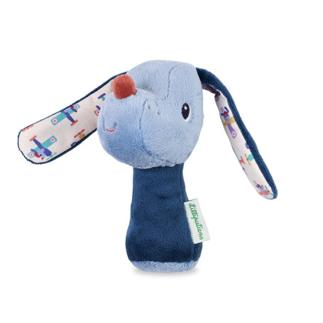 Lilliputiens Blue Jules Piou Rattle - From Birth