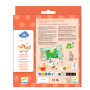 Djeco Thick Repositionable Stickers Farm Animals - From 18 Months