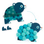 Djeco Animal Pompom Collage Craft Kit - From 18 Months