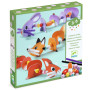 Djeco Cute Animals Threading Craft Kit - Kids Activity
