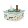 Moulin Roty "la Forêt Mawa" Wooden Musical Box - Nursery Decor