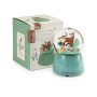 Moulin Roty La Forêt Mawa Musical Snow Globe - Nursery Decor