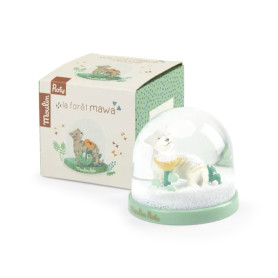 Moulin Roty La Forêt Mawa Snow Globe - Kids Nursery Decor