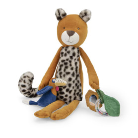 Moulin Roty La Forêt Mawa Taïgo Large Leopard Activity Plush