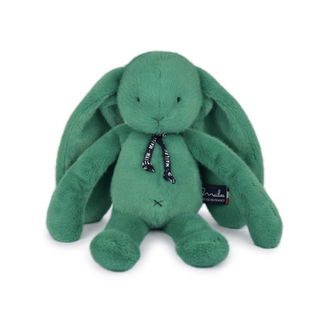 Peluche Lapin Méloé Vert Prairie Fabriquée en France - Maïlou